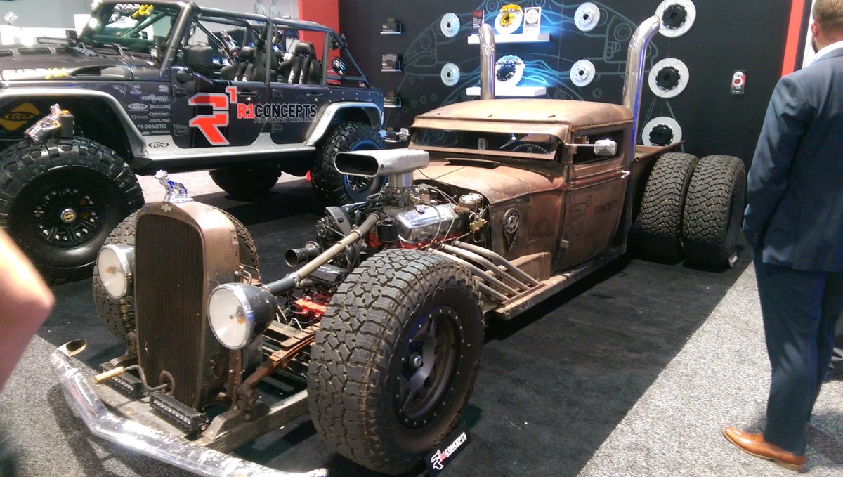 customautotrim's tweet photo. Rat Rod - SEMA Show 2017 https://t.co/JfDfxxST15