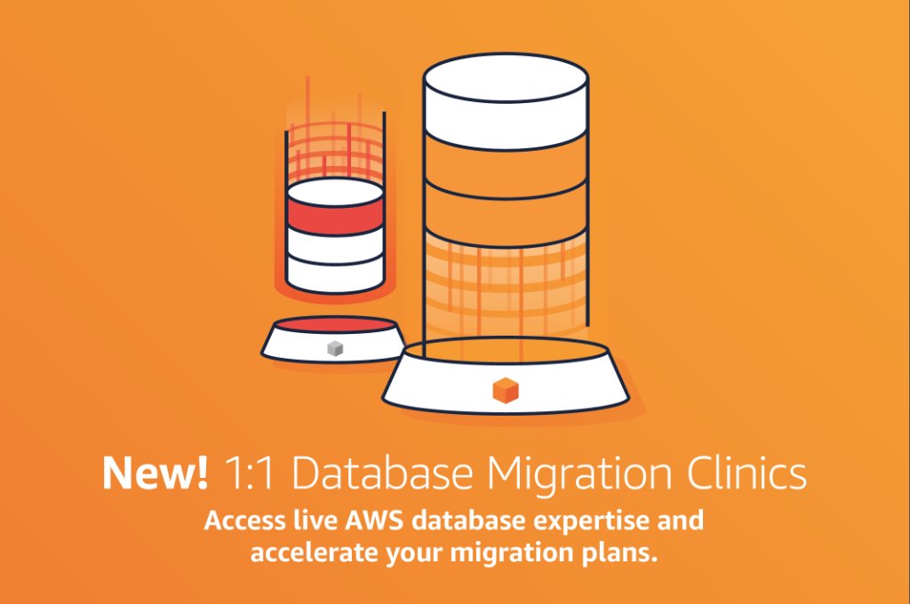 AWS_Gov's tweet photo. Get tailored 'how-to' advice from database migration experts at #reInvent. https://t.co/FZqgj5vDqk https://t.co/uO2pVwoAxQ