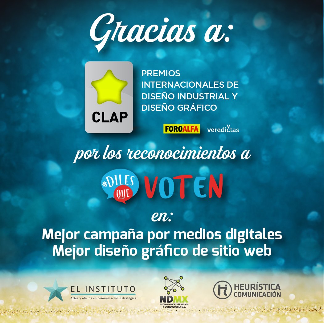 DilesQueVoten's tweet photo. 1/2 Gracias a @PremiosCLAP de @foroalfa y @veredictas por los reconocimientos a nuestra campaña de voto latino en EUA. https://t.co/zhmh65iz2S