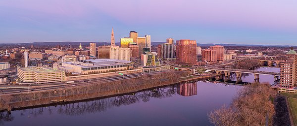 New artwork for sale! - "Hartford CT Pre-Dawn Skyline - Aerial Panorama" - fineartamerica.com/featured/hartf… <a href="/fineartamerica/">Fine Art America</a>