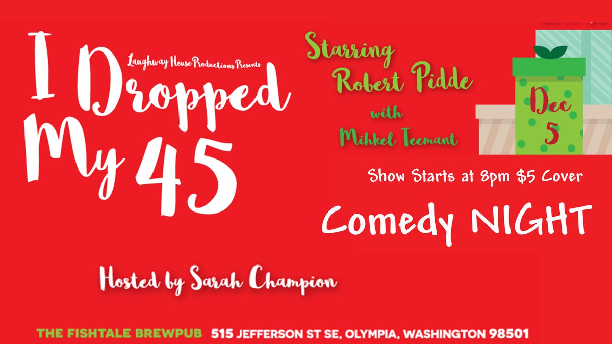 Comedy Night at the Olympia PUB! Starts at 8pm