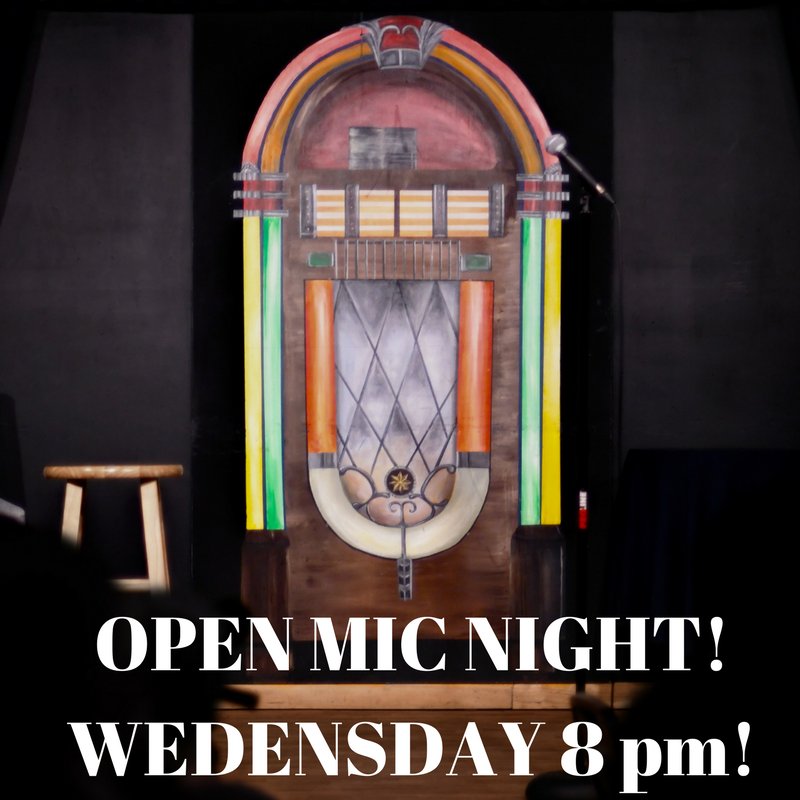 jukeboxcomedy's tweet photo. Every Wednesday is #OpenMic #Comedy in #Peoria at the Jukebox! Come take the stage or just check out the show for just $5! Doors will open at 7 pm, show at 8 pm! Always a great time! Get out this WEDNESDAY and check it out! #ShowUpSignUp #WalkInsWelcome https://t.co/2NSJm5tCMu