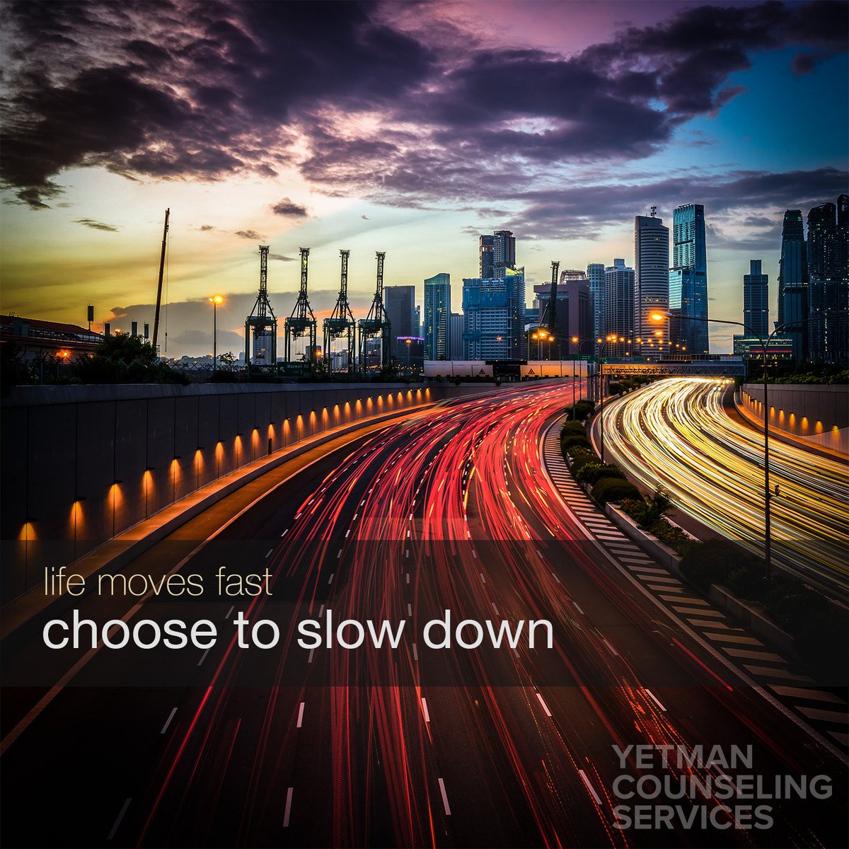 YetmanCS's tweet photo. Now that Thanksgiving is behind us, we move into the holiday season when things can get super hectic. But they don't have to be. Choose to be present. Choose to make memories. Choose to slow down. https://t.co/Y8g9pwSgzA