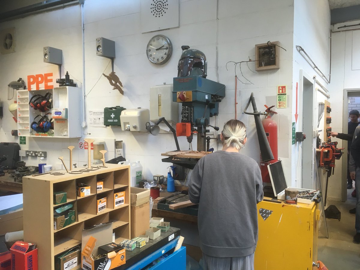 Ashford_Pi_Man's tweet image. Great afternoon at UCA, Canterbury exploring creative coding and the overlap between design, coding and making. Good VR demo too!!