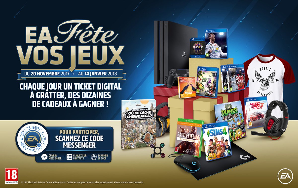 BattlefieldEAFR's tweet photo. N'oubliez pas de participer à notre concours #EAFêteVosJeux pour bien préparer les fêtes : https://t.co/Sp6mjHmB6G 🎄⛄️🎁 https://t.co/1cZyTAo8xD