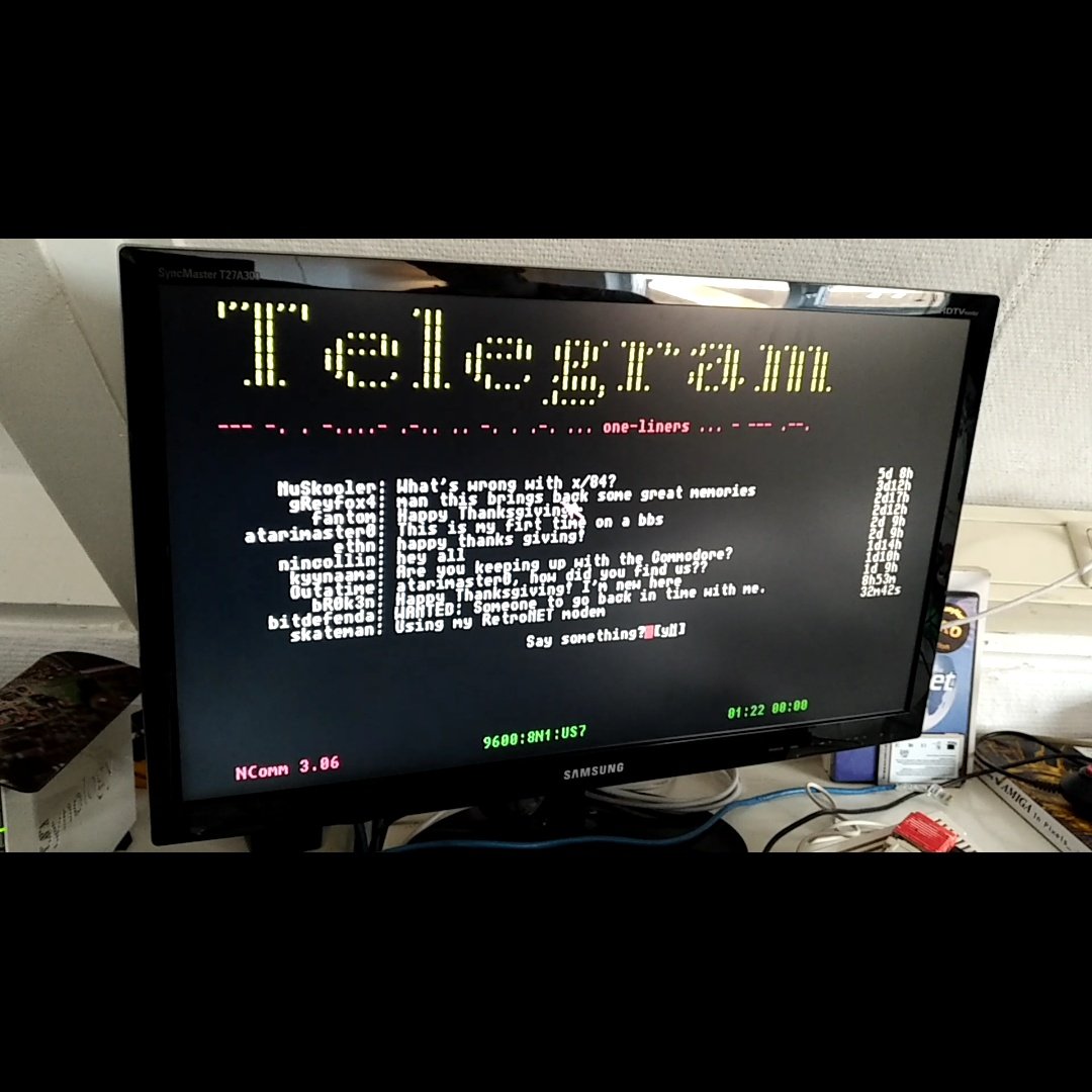 Skateman1972's tweet photo. Welcome back to the wonderfull world of #BBS thanks to the #RetroNET https://t.co/MO053Mfwua