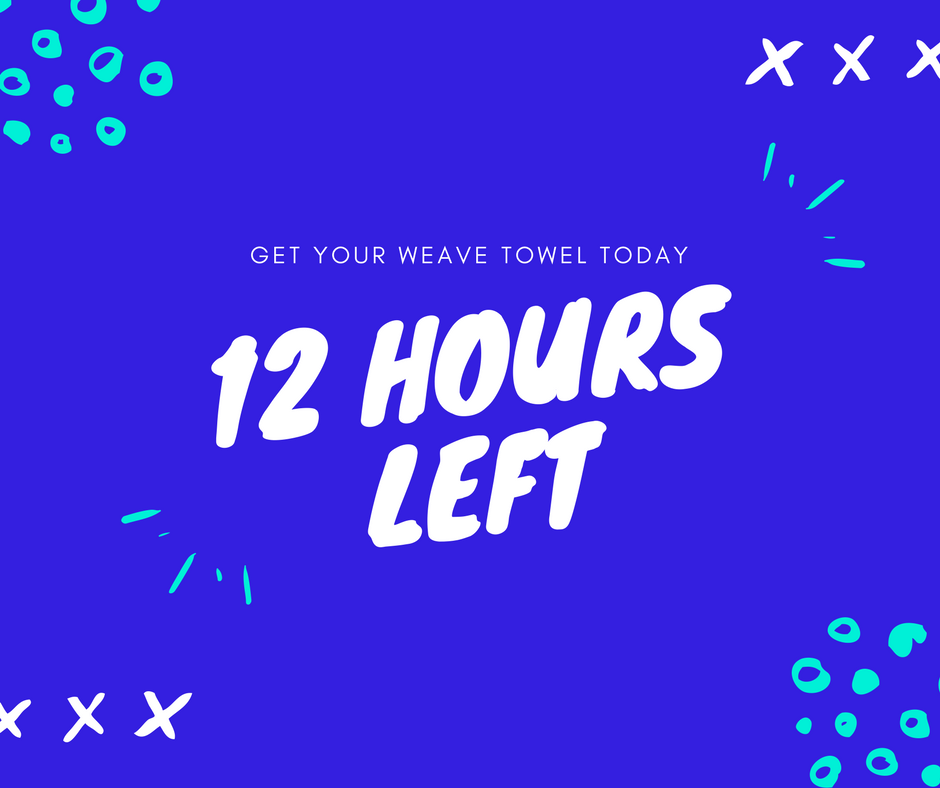 WeaveTextile's tweet photo. 12 hours left to make the softest decision of your life - https://t.co/cHTZfZOdvt https://t.co/4apzFPtU70