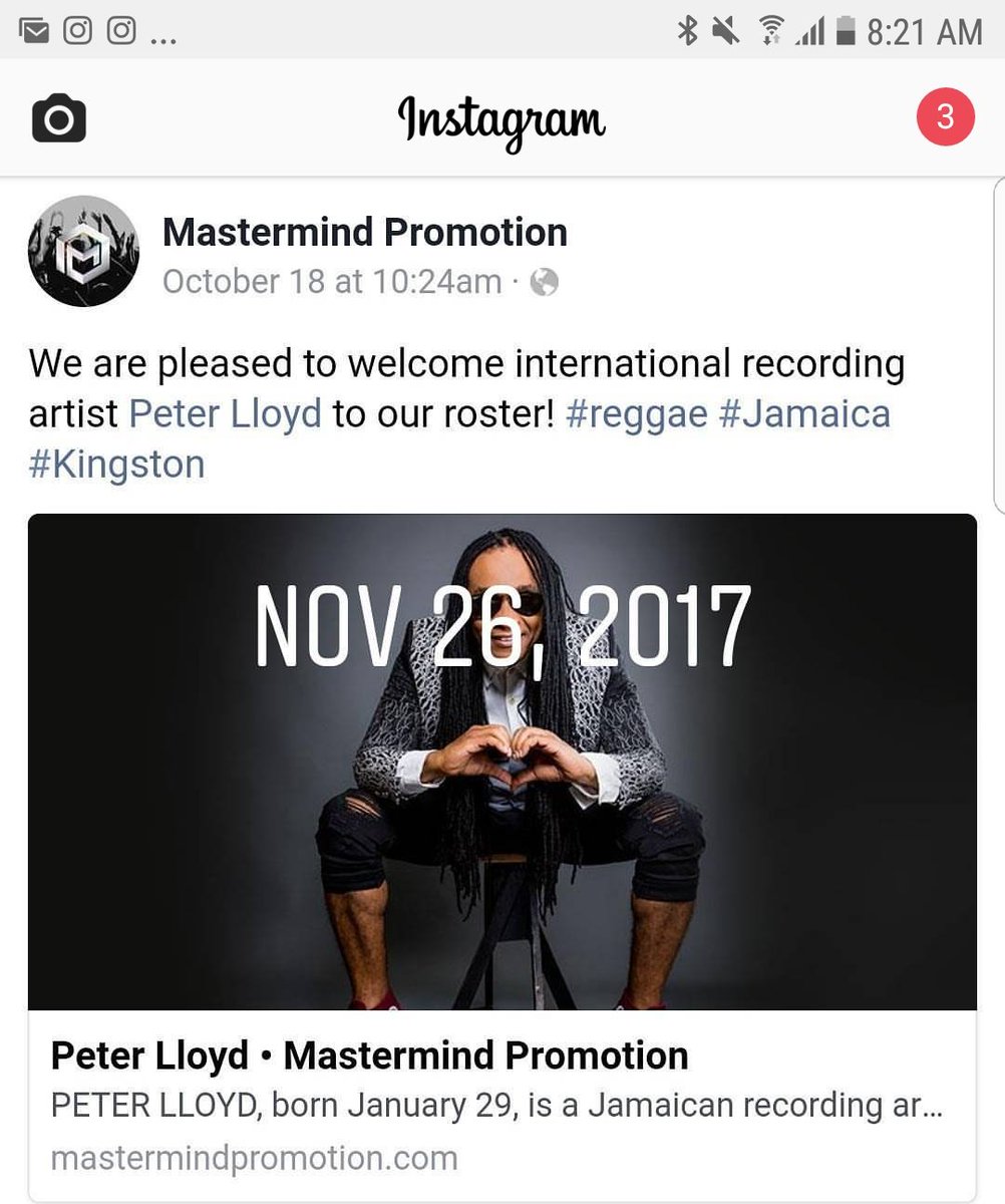 peterlloydworld's tweet photo. It is a blessing to be on  @MastermindPR_  rooster https://t.co/zyZYN7oudx