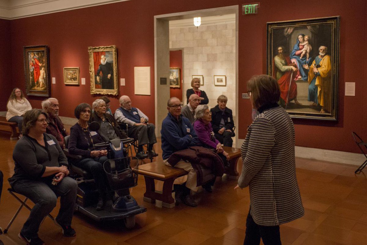 nelson_atkins's tweet photo. Dec. 6, we offer another Minds in Motion tour with @ALZKC for those w/ memory loss. #accessiblilty https://t.co/WX5tqBNLau https://t.co/Z9fzw5iM4c