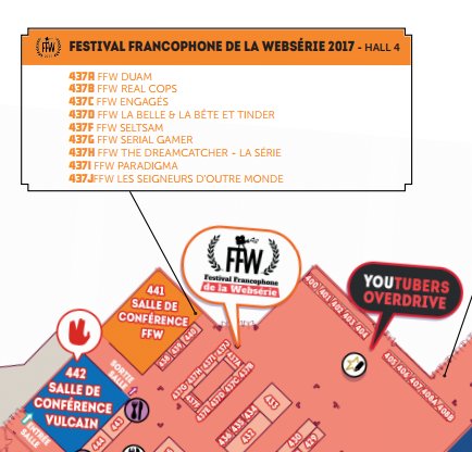 FFWebserie's tweet photo. Vous nous cherchez ?

c'est simple nous somme dans le HALL 4 !

voici un plan pour vous donnez une idée
#map #Webseries #webfest #TGS2017 #ffw2017 https://t.co/ODdGt7cwuT