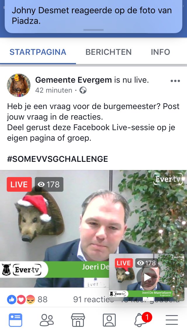 nadjaDS's tweet photo. En de inwoners? Wat vonden zij ervan? Top-initiatief, drempelverlagend en veel appreciatie. Vragenuurtje via Facebook LIVE met de burgemeester in #EVERGEM.  #SOMEVVSGCHALLENGE https://t.co/zWY0QSPfHo