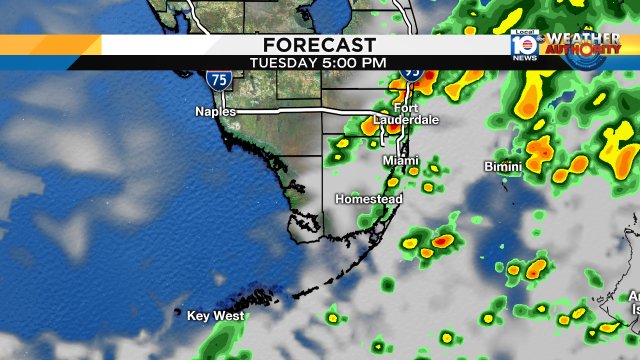 Heads up! Showers and isolated t-storms likely to flare up later this evening. Brief heavy downpours are possible https://t.co/KD8A69gywG