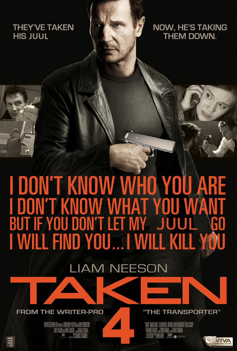 DurtyBert's tweet photo. FINALLY they’re coming out with a realistic Taken movie https://t.co/wlI5s6Q83c
