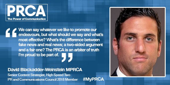 PRCA_HQ's tweet photo. .@weinsteinlinder has been elected to the PR and Communications Council 2018. Here's what he has to say #MyPRCA https://t.co/yeU0f5LkuB