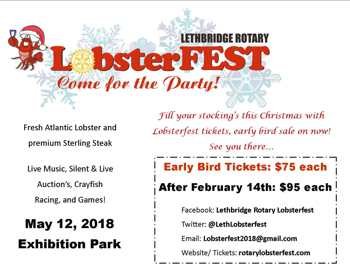 LethLobsterfest's tweet photo. And now with the correct info. Our apologies for the confusion https://t.co/lpN4ZNFOAQ