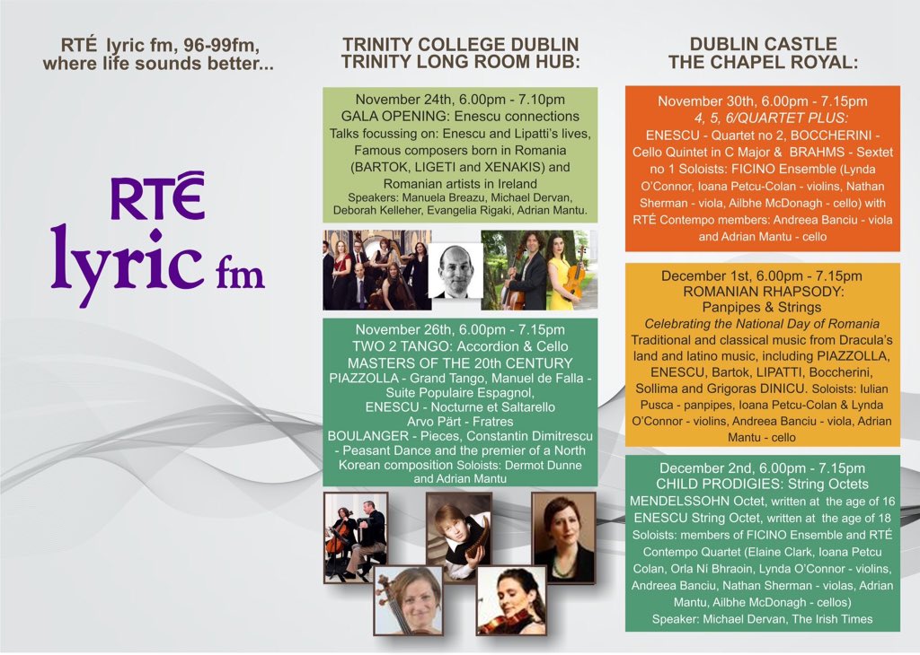 FicinoEnsemble's tweet photo. ⭐️FREE STUDENT TICKETS⭐️to @enescufestdub chamber music fest with @FicinoEnsemble &amp; @RteContempo at @dublincastleopw https://t.co/gWyv8BeGPr https://t.co/9hHrlTr9AQ