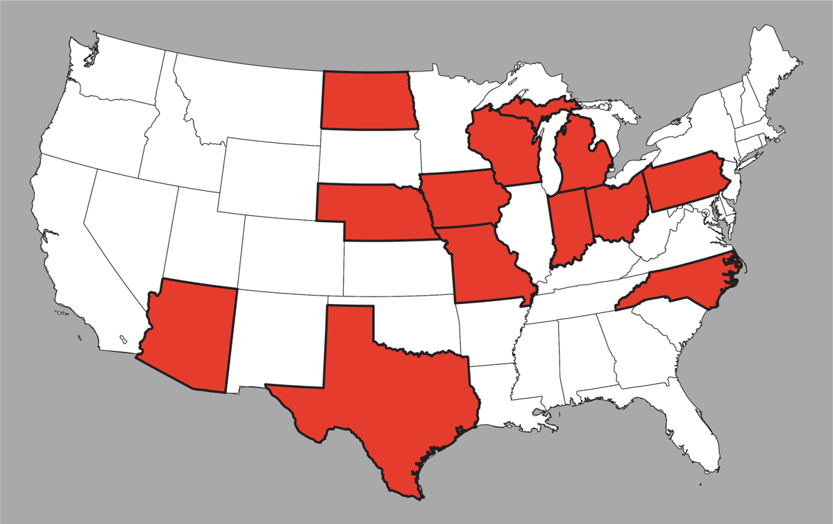 Which states would be hit hardest by withdrawing from #NAFTA?

If you’re from MI, WI, ND, TX, MO, OH, IA, IN, AZ, NE, PA or NC, you’ll want to read this.

uschamber.com/above-the-fold…
