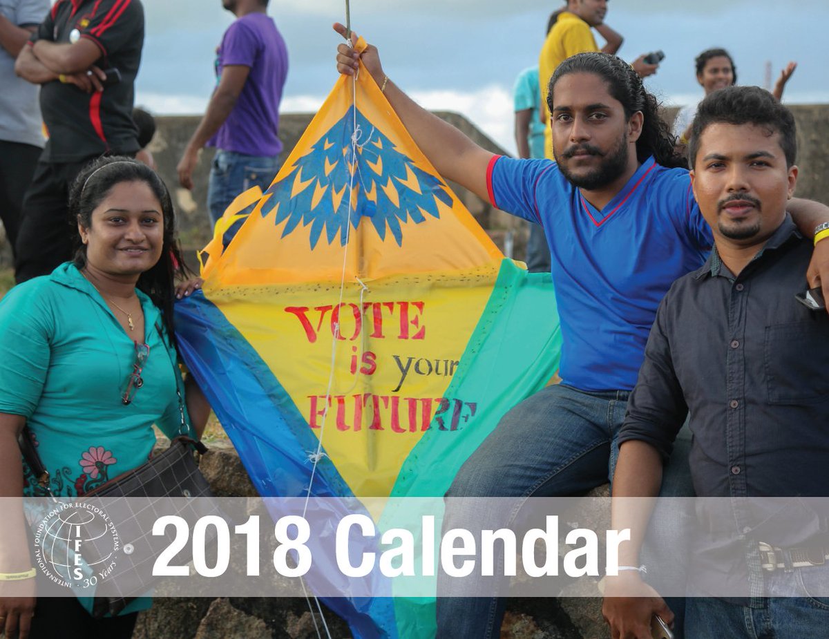 IFES1987's tweet photo. The first 10 donors to #VoteForInnovation will receive a 2018 IFES wall calendar! #GivingTuesday https://t.co/LZr68In6Oh https://t.co/xDlGMkX5MW