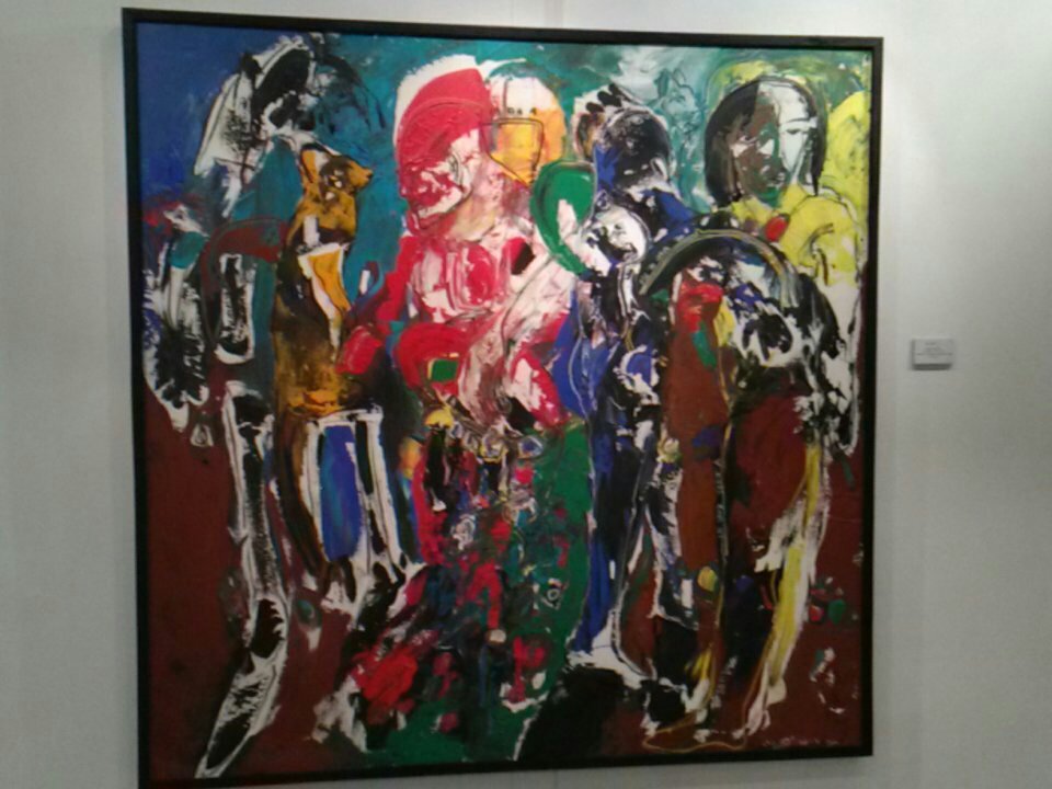 rotondedesarts's tweet photo. Oeuvre de l'artiste Soly CISSE intitulé retrouvaille #arterialnetwork https://t.co/7TWpabw9oo