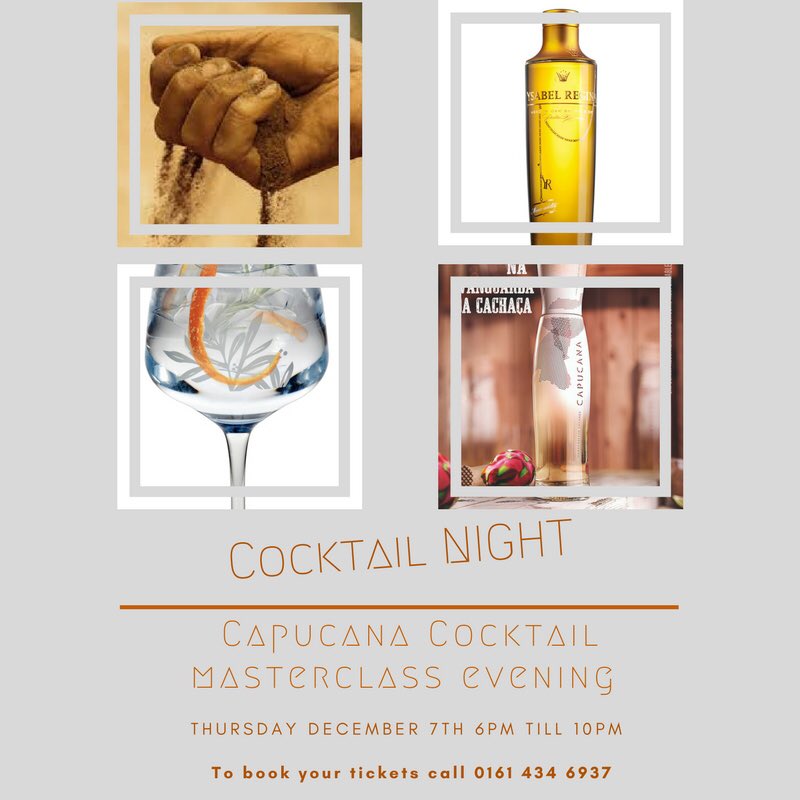 Roll up roll up, put your skills to the test with our COCKTAIL making masterclass 🍸🍹
Grab your squad and get your place's reserved by calling 0161 434 6937 ☎️