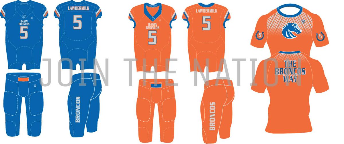 nationtenbrand's tweet photo. Basin Broncos will take the gridiron in there new pro elite unis.

Contact Us for more information.

Join The Nation
#jointhenation https://t.co/Ol8UoRDPHK
