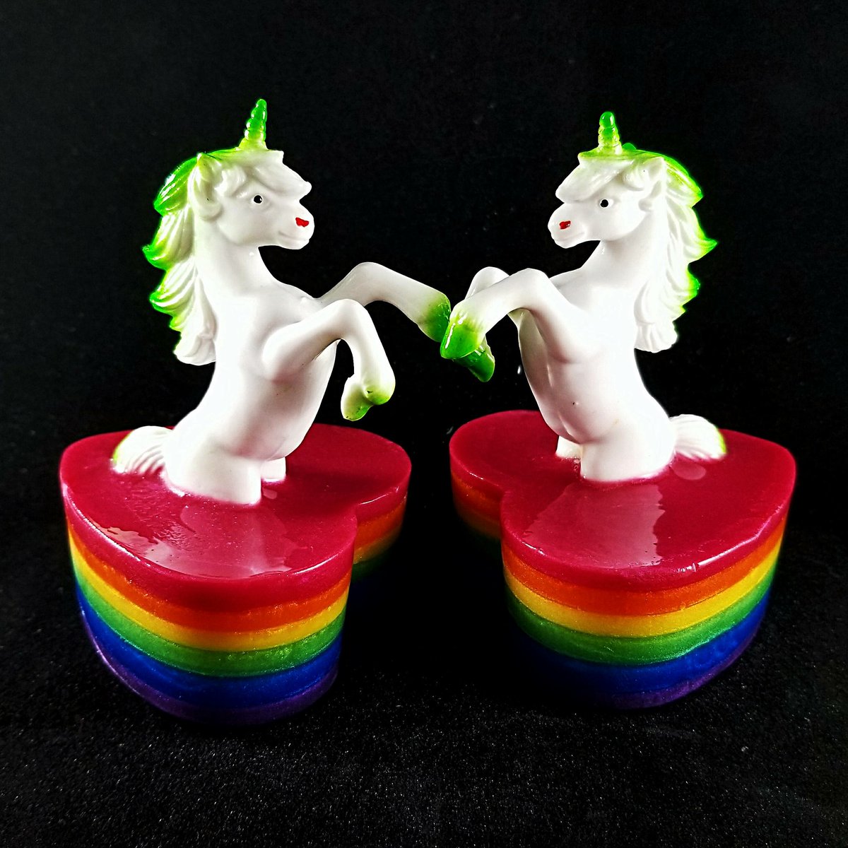 Excited to share the latest addition to my #etsy shop: Rainbow Legend Unicorn Soap! #bathandbeauty #soap #rainbow #white #unicorn #toy #stockingstuffer #stocking #stuffer #gift #christmas #Holiday #geek #moonshinesuds #Nashville #TN #soapartisan  etsy.me/2ibDes8