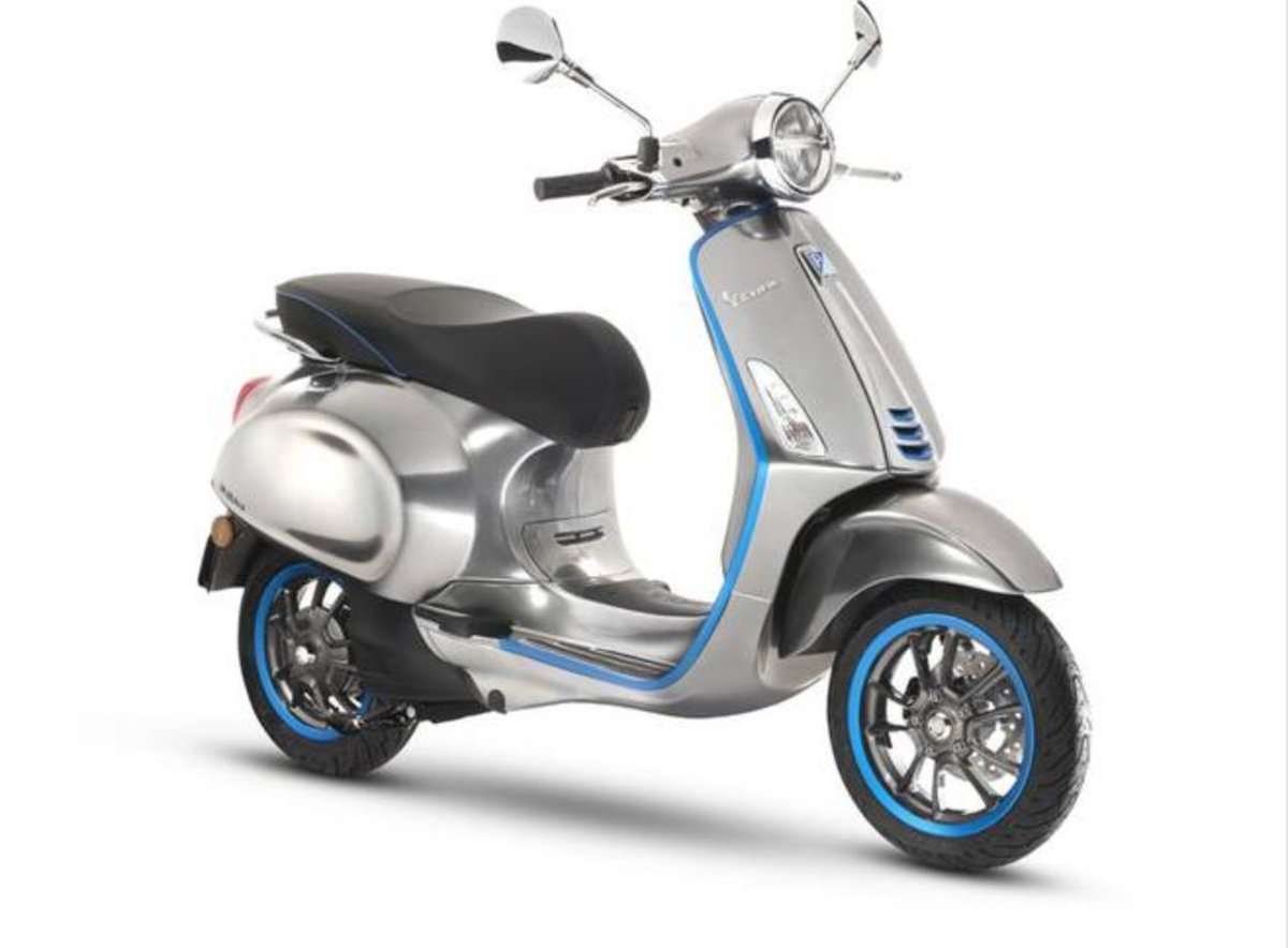 ecodeogroup's tweet photo. Vespa is electrifying its iconic scooter! https://t.co/zYUiStcAJb #EV #loweremissions #evtransit #ecofashion https://t.co/MEIiVWbDeA