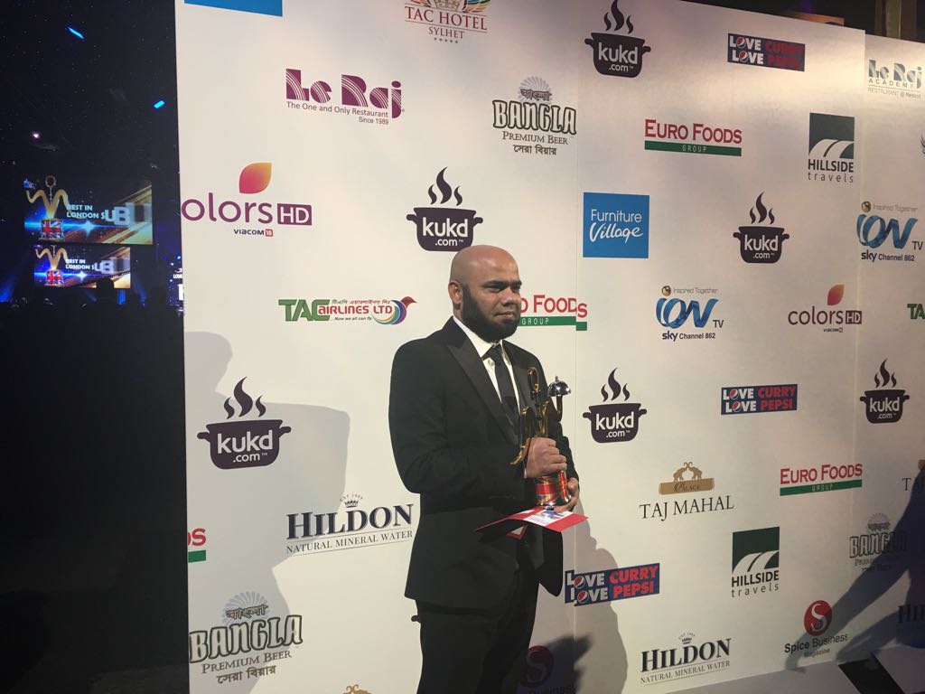 KoloshiFood's tweet photo. #Koloshi #Restaurant awarded best in the #South West of England by The #British curry award last night #Southwell https://t.co/L70wjCOY0J