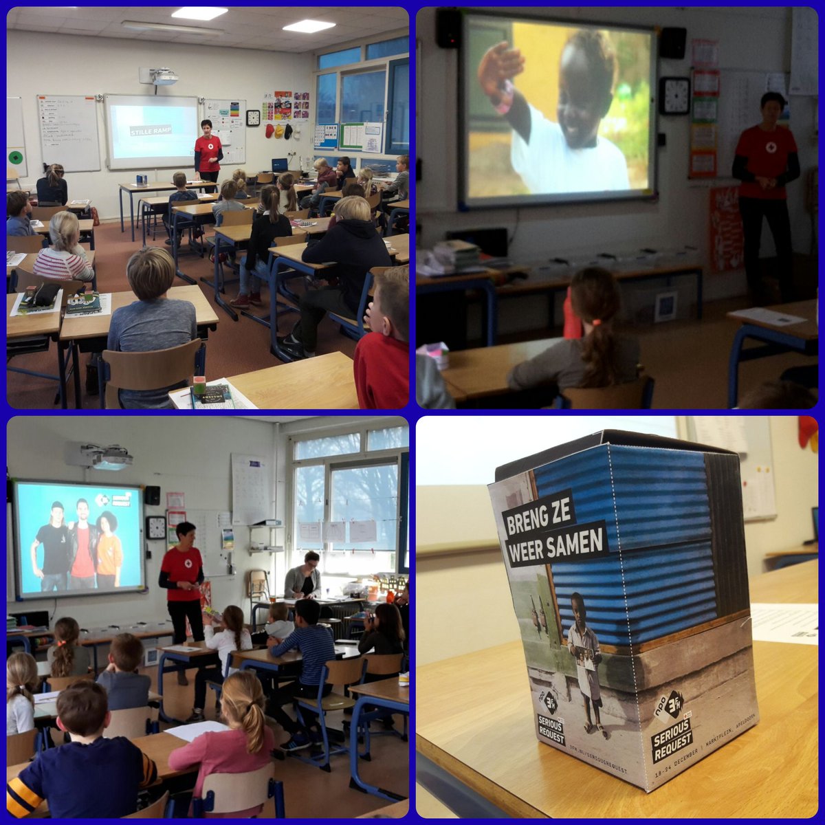 Groep 5 en 7 kregen vanmiddag een gastles van het Rode Kruis over <a href="/SeriousRequest/">3FM Serious Request</a>. Uiteraard wordt er in alle andere groepen ook aandacht besteed aan deze actie. Alle groepen zullen geld gaan inzamelen. Succes allemaal!
