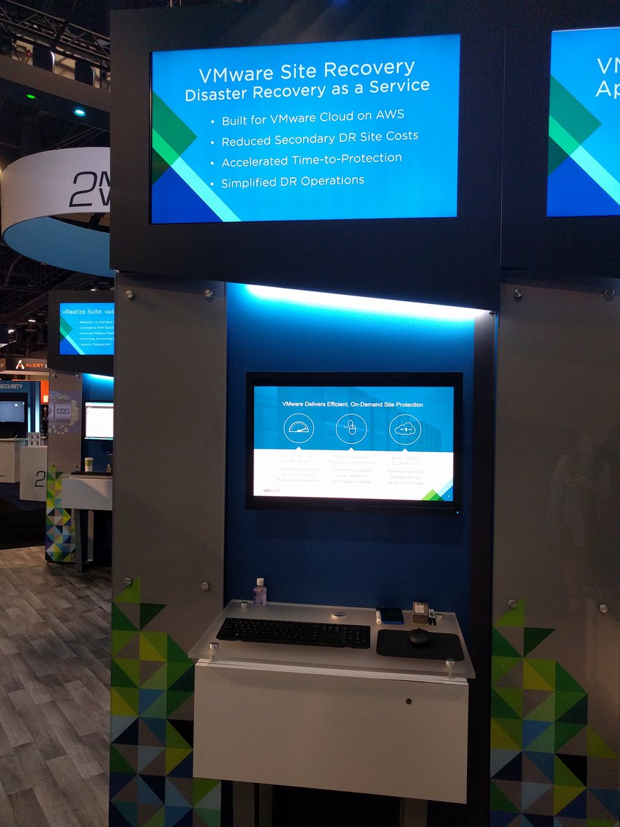 MichaelJHaag's tweet photo. VMware Site Recovery is launched and ready to go at Amazon #reInvent ... come visit the expo or read more here: https://t.co/DjXrocxfbk https://t.co/PzWzkPym7t