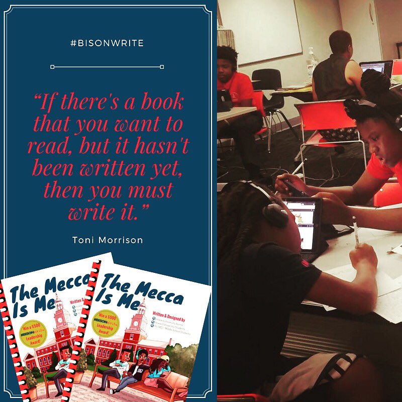 BisonWrite1867's tweet photo. What gifts have you purchased for your future Bison this week? Of course, our #1 recommendation is a copy of The Mecca Is Me! Get 50% off at https://t.co/FF8czR1UII! #BisonWrite #TheMeccaIsMe #HowardUniversity #HowardU150 https://t.co/VQYeVsdLpt