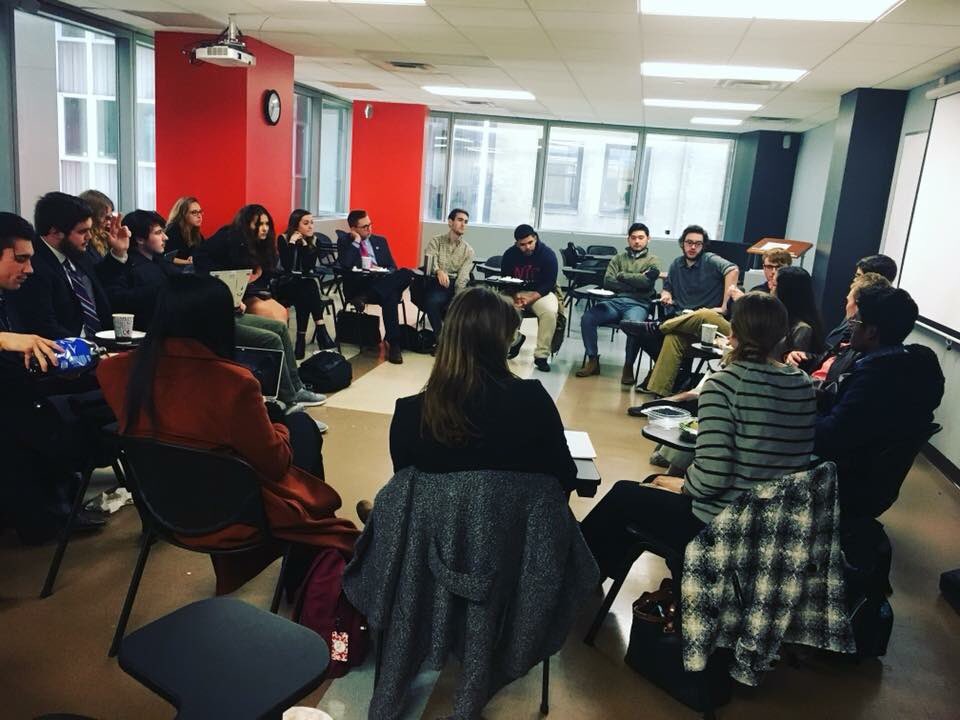 NYCCollegeGOP's tweet photo. Awesome turnout for The King's College Republicans. An amazing discussion about the #future of our party #GOP 

The New York Federation of College Republicans is proud to have you! 

#MakeNYCGreatAgain #MAGA https://t.co/4Ly5wDKKiX