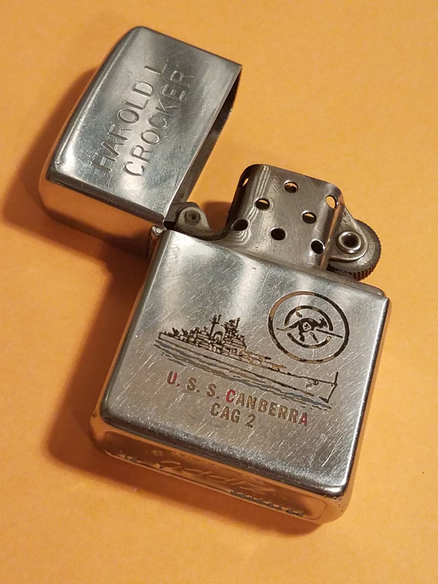 Hatchie4's tweet photo. #Zippo #usscanberra #cag2 #zippolighters #vintagelighters https://t.co/RAIhF34wgI https://t.co/wn2zA66VzS