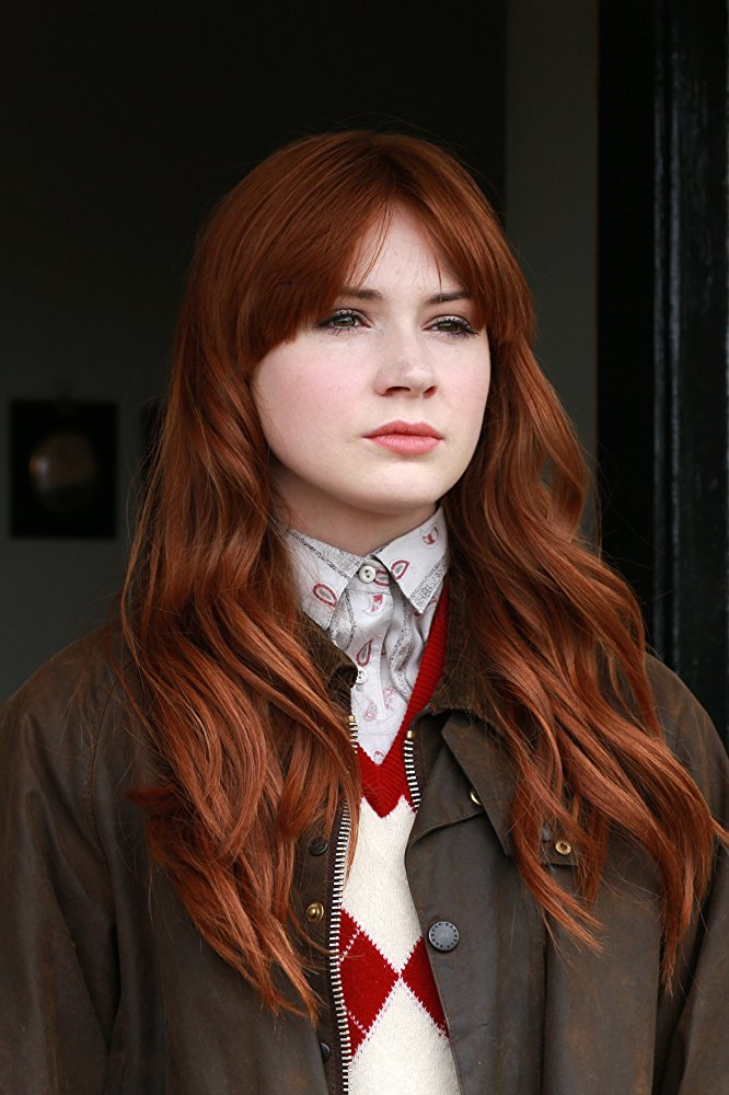 Karen Gillan in NOT ANOTHER HAPPY ENDING    2013.  Happy birthday Miss Gillan. 