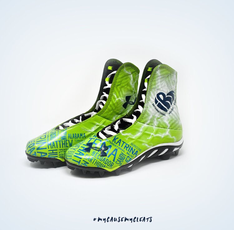 Lil_Eazy_Ana_42's tweet photo. National disasters leave families homeless, helpless, hopeless &amp; in  poverty. I’ve been there &amp; it’s not fun. It took us yrs to rebuild from Hurricane Katrina &amp; that’s why Sunday, I’m rocking my cleats for the millions fighting to restore &amp; rebuild #MyCauseMyCleats #GivingTuesday https://t.co/4NQnH5ItUY