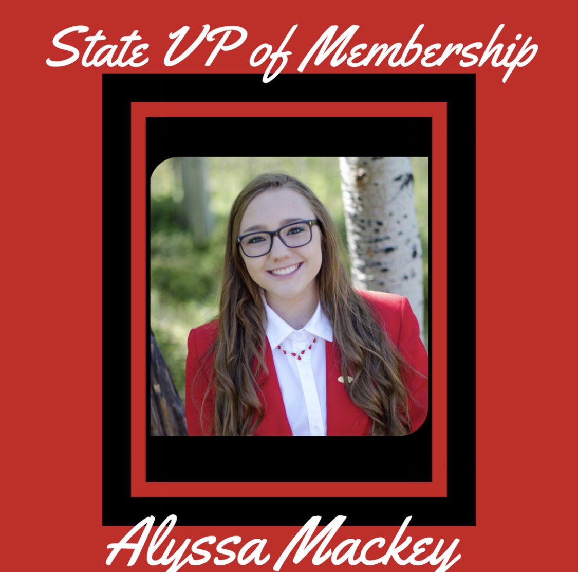 ColoradoFCCLA's tweet photo. Meet your State Vice President of Membership, Alyssa Mackey, from Cheraw High School. #CoFCCLA #EverlastingTale https://t.co/PyCzsA8h98