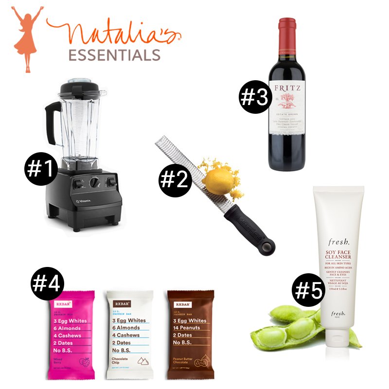 NataliasKitchen's tweet photo. Get some stocking stuffer inspiration from my November Essentials! https://t.co/2VjecJKeem @Vitamix @Microplane @FritzWinery @RXBAR @FreshBeauty https://t.co/vrv2tp7gEP