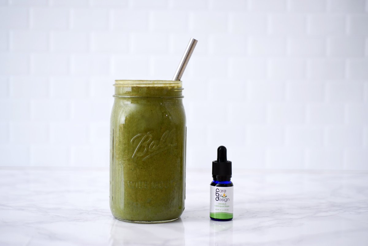 carebydesign's tweet photo. Here at Care By Design, we believe in the power of plants. If you're looking for new ways to get your daily dose of CBD, try adding a few drops to your morning smoothie! #CBD #thisisCBD https://t.co/LTi1pVf1lM