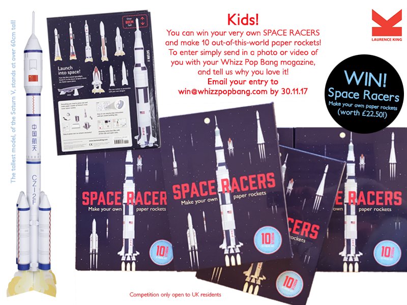 whizzpopbangmag's tweet photo. Ever wanted to build a REALLY big rocket? Enter our competition to win one of five SPACE RACERS KITS and build a 60cm tall rocket! ๐ ๐ ๐ ๐ ๐ Details over on our blog: https://t.co/dsT1QOiWkU #win #telluswhatyouloveaboutWPB #competitionforkids https://t.co/WPP7PsFxQc