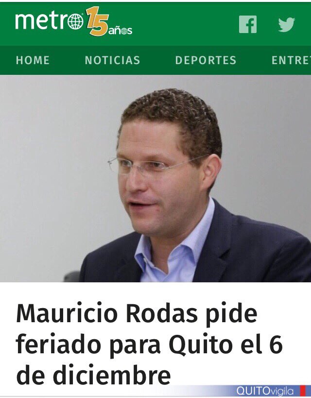 QuitoVigila's tweet photo. Rodas se paró de cabeza para lograr que no hubiese feriado en Quito. ¿Sabes por qué lo hizo? Por cuidar SU agenda de eventos fiesteros. El turismo no le importa. #OtraObraDeRodas https://t.co/jkrgZnD00Z