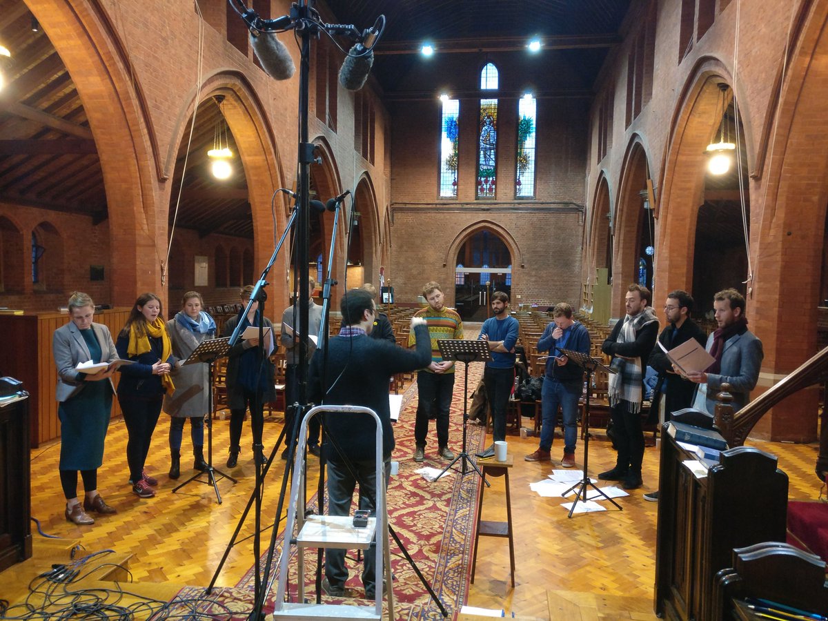 jamesmpotter's tweet photo. Lovely recording the wonderful music of @SolfaCarlile with @C_Dramatica and a fantastic team https://t.co/9CJnfLeokN