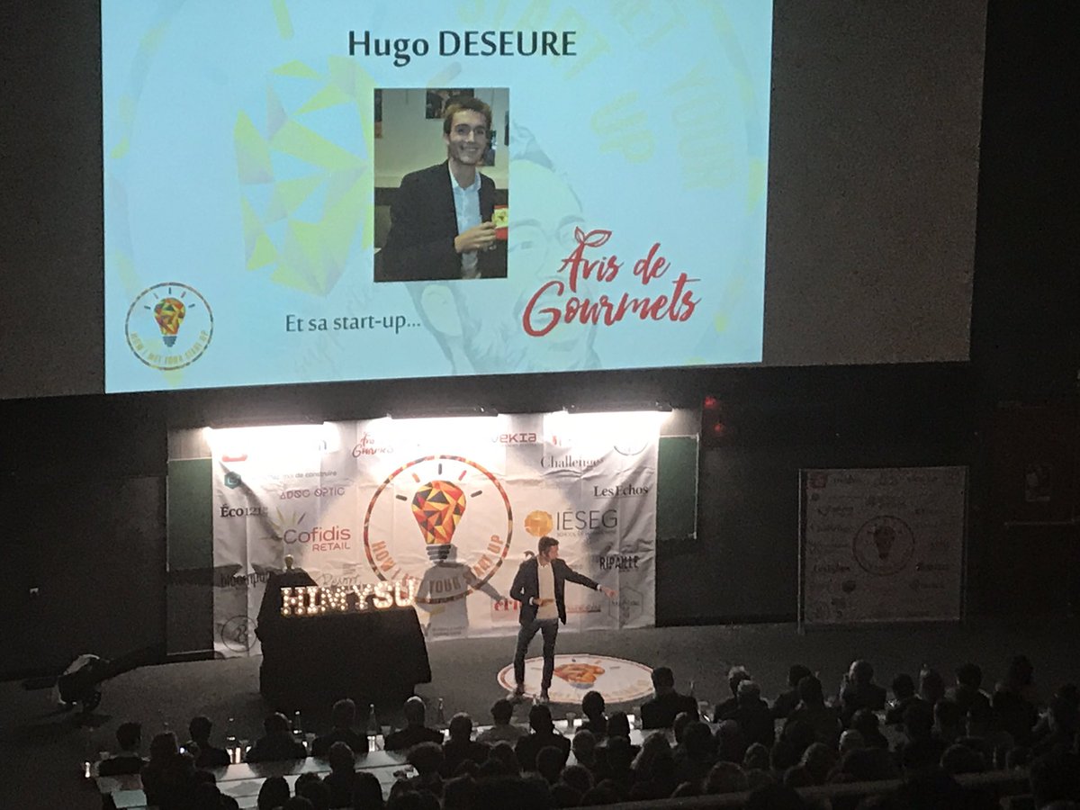 IESEG's tweet photo. #HIMYSU : @AvisdeGourmets, représentée par Hugo DESEURE https://t.co/nD0j4yUdsr