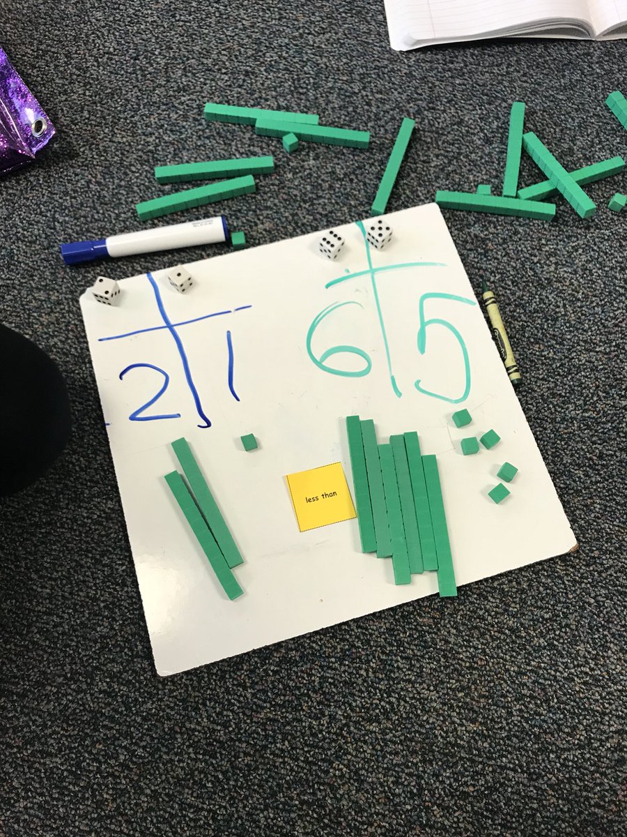 Math is messy—but fun! We’re comparing numbers like crazy using place value. @BaucomAviators #baucomes