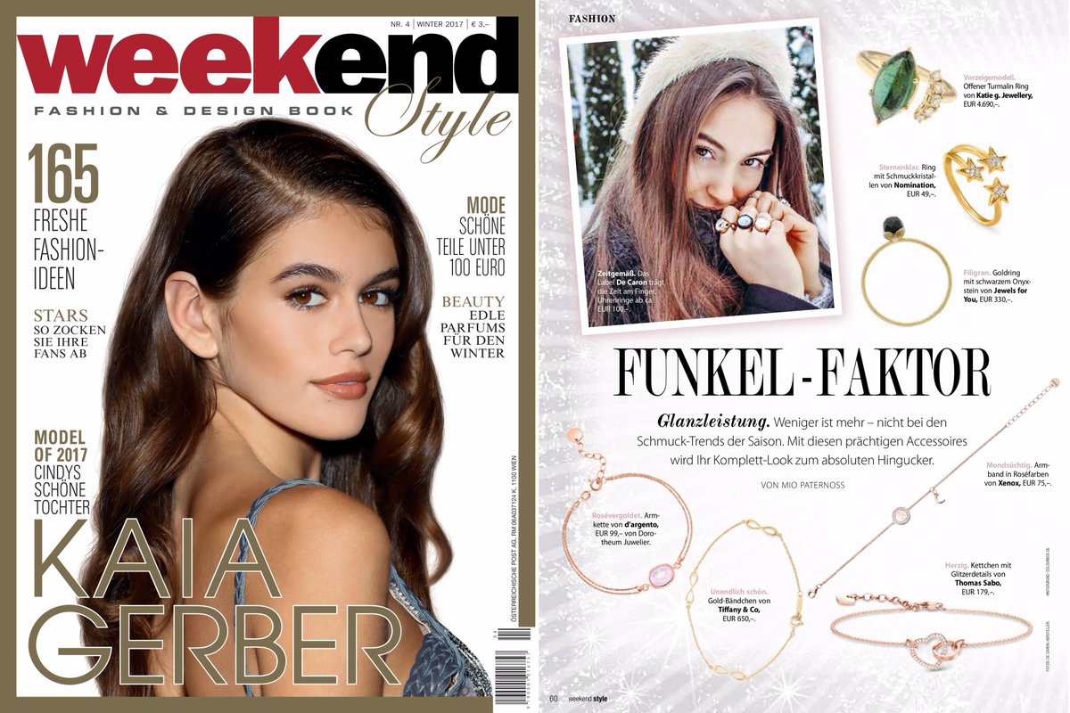 decaronofficial's tweet photo. Thank you @weekend_at for this lovely feature of our #deCaron #WatchRings in your Winter 2017 issue. #WatchRing #GiftIdea https://t.co/5Yr2Mkk40R