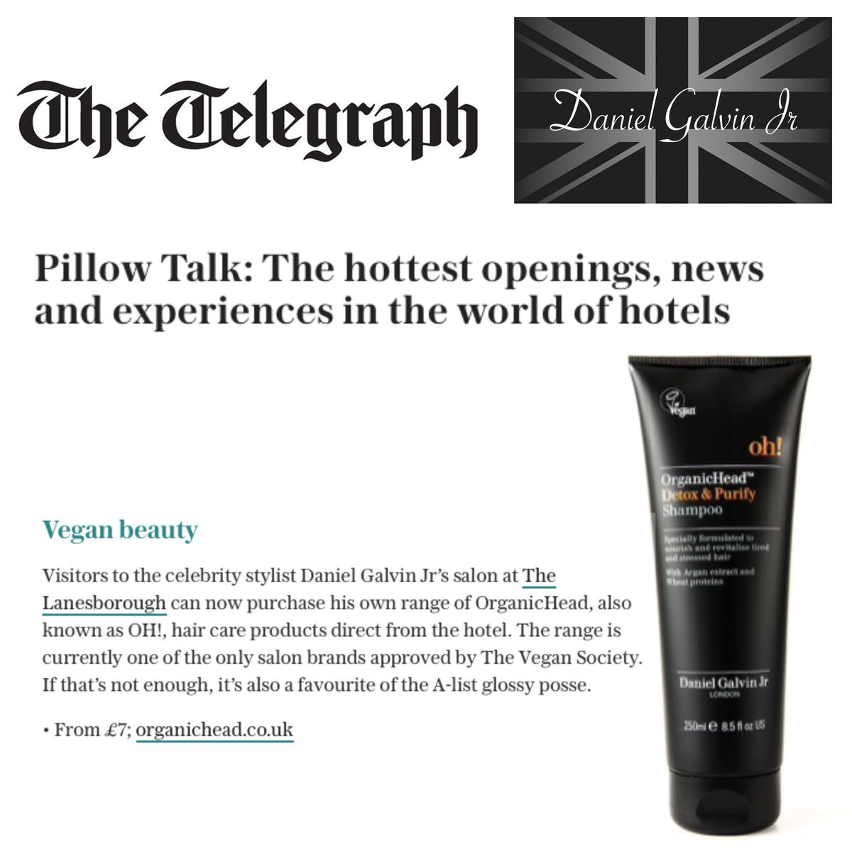 OrganicHead's tweet photo. It was fantastic to see my OrganicHead range being talked about on The Telegraph website - very proud and share our love for the @theoriginalvegansociety
! https://t.co/lLseI2vwQJ