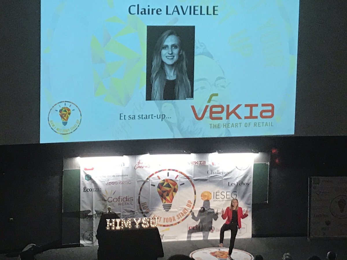 IESEG's tweet photo. #HIMYSU : @Vekia_Fr, #startup de l’incubateur @euratechnologie, représentée par Claire Lavielle https://t.co/32GfoJINF3