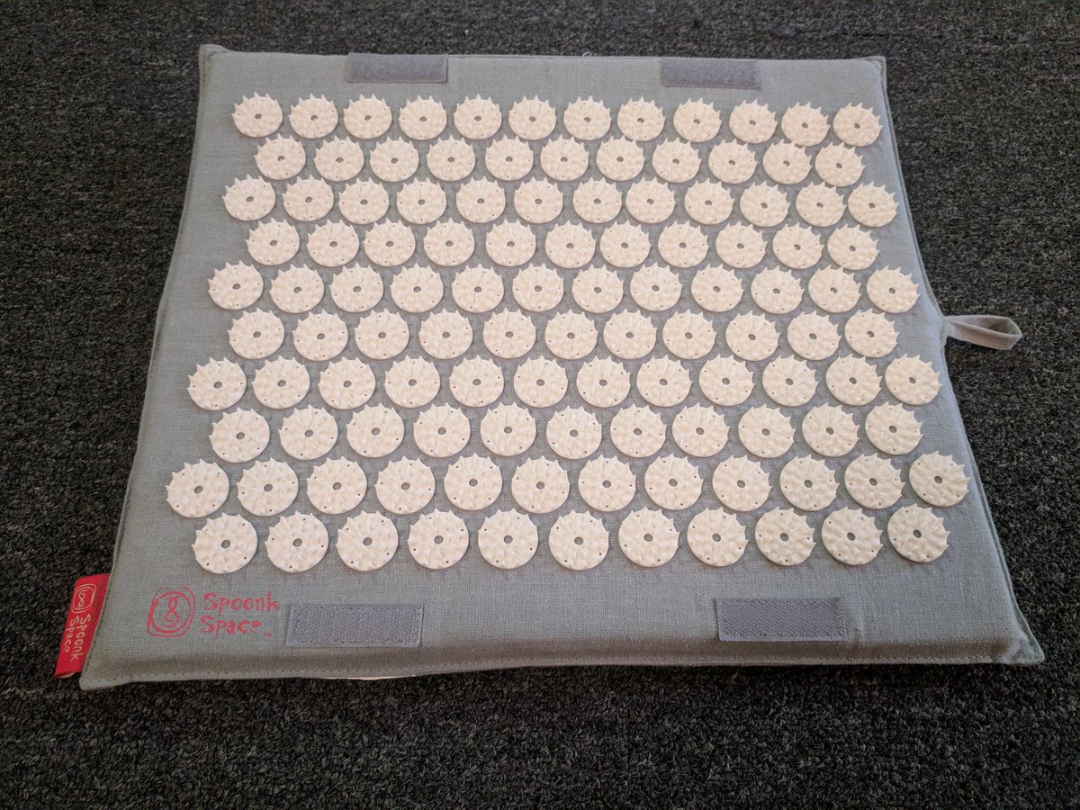 #GetYourRelaxOn doesn't have to end when you leave The Therapy House!

These Acupressure Massage Mats will melt the tension &amp; pain away whenever you need it. 😌😴 <a href="/spoonkspace/">Spoonk Space Ltd.</a>