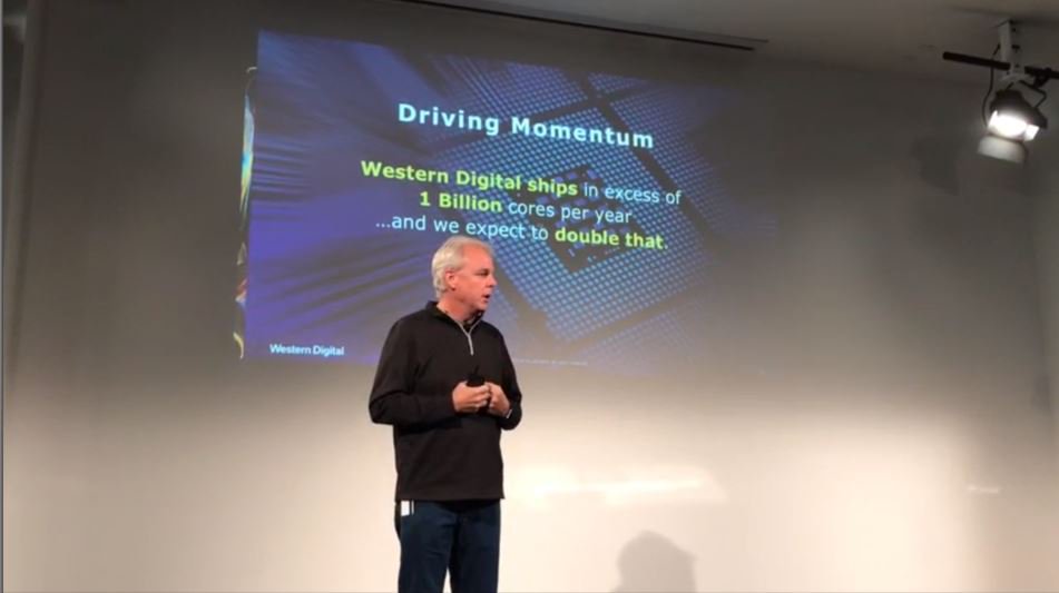 risc_v's tweet image. RT @westerndigital: Western Digital ships 1 Billion cores a year. We are making a commitment to transition all those cores to @RISC_V. #LetDataThrive