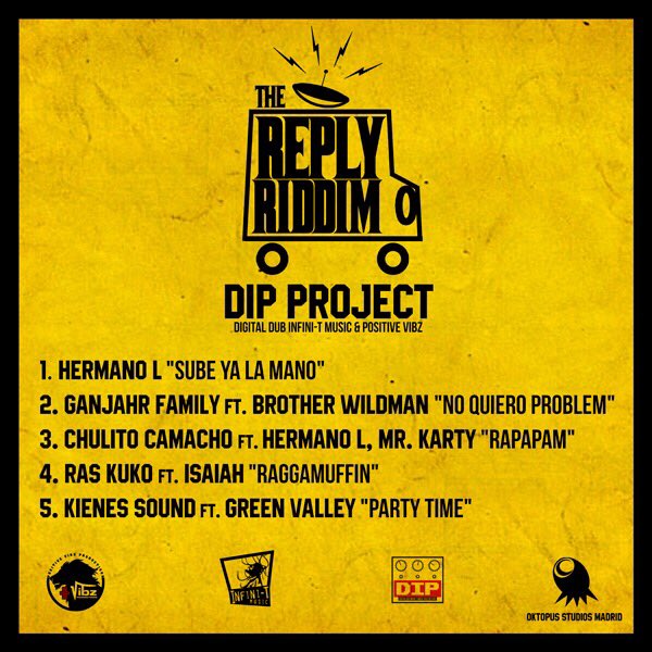 proyectoDIP's tweet photo. ya es oficial #TheReplyRiddim #proyectoDIP @PVibz #InfiniTmusic @ChaliceSound DISPONIBLE EL PRÓXIMO lunes 11/12/2017 @Ki_N_S_Sound @greenvalleyband @ChulitoCamacho @Mrkarty @Hermanoele #RasKuko #Isaiah @ganjahrfamily @BrotherWildman @Emeterians https://t.co/3uAc46ckRN