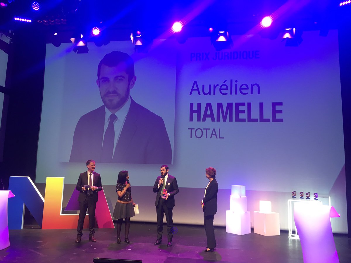 lmaccioni's tweet photo. Awesome!! @aurelham our General Council @Total also winner of @EchosExecutives #NextLeadersAwards in the #legal category. "To be a leader you also have to be an iconoclast and break the codes". Chosen by @LesEchos because of his courage to address even topics he didn't master 👍 https://t.co/zRev57MpKM